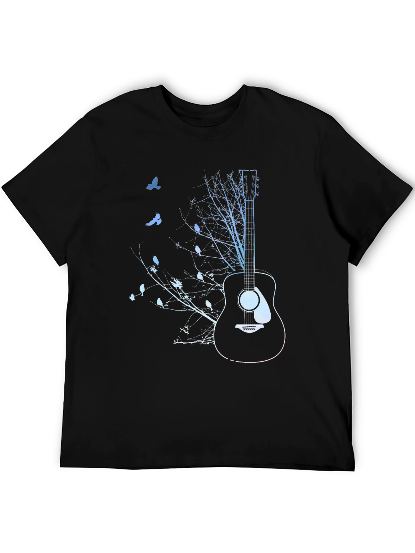 Guitar Tree Graphic Tee - Music Lover Shirt