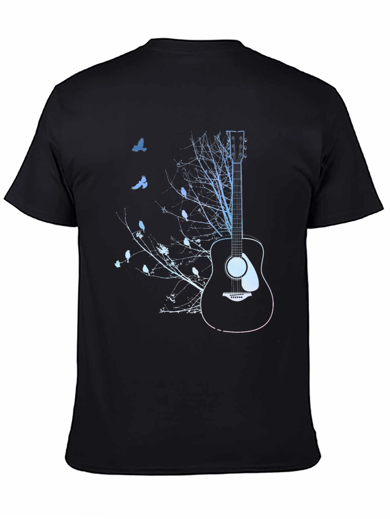 Guitar Tree Graphic Tee - Music Lover Shirt
