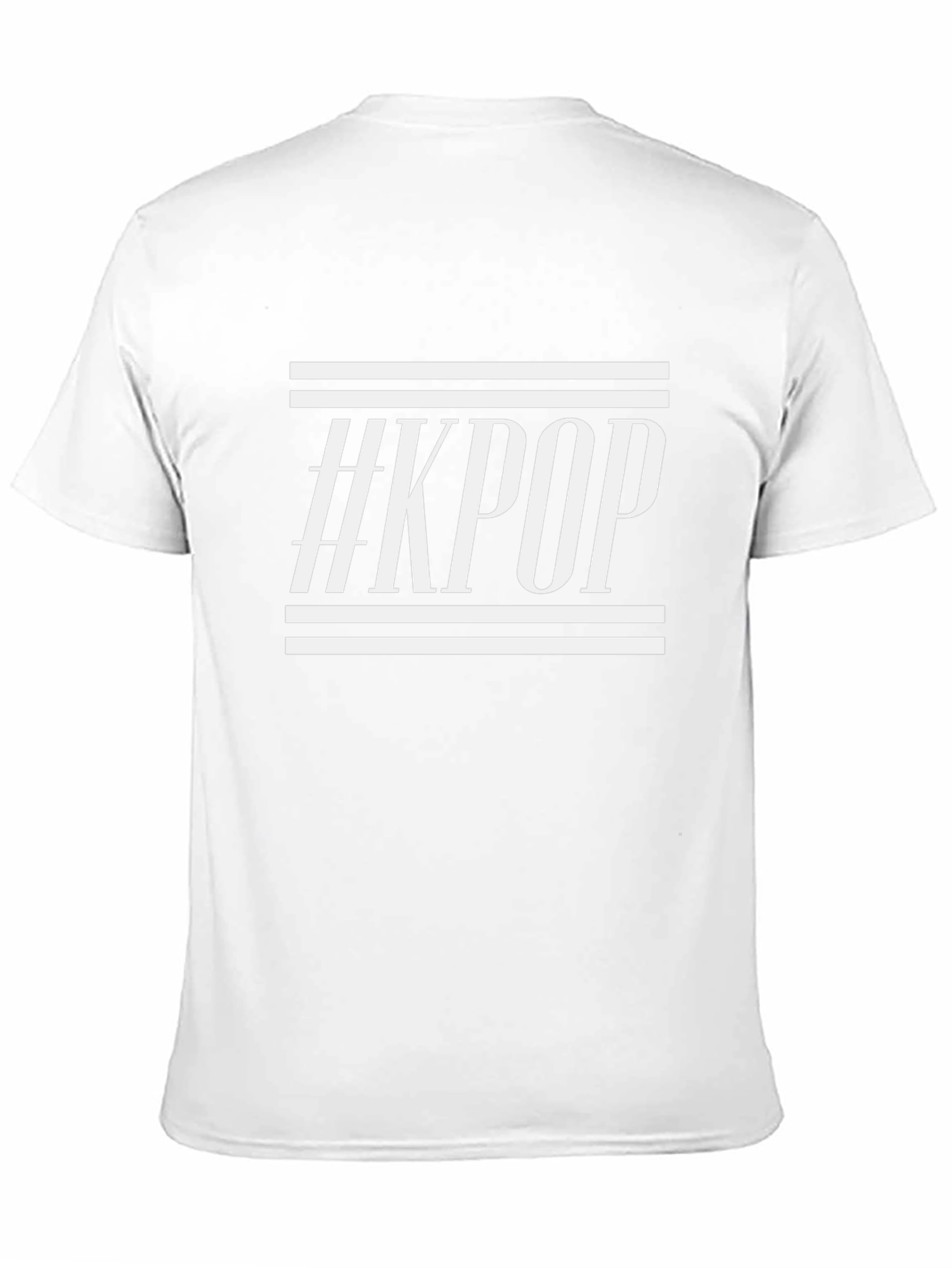 Stylish #KPOP Black Graphic Tee