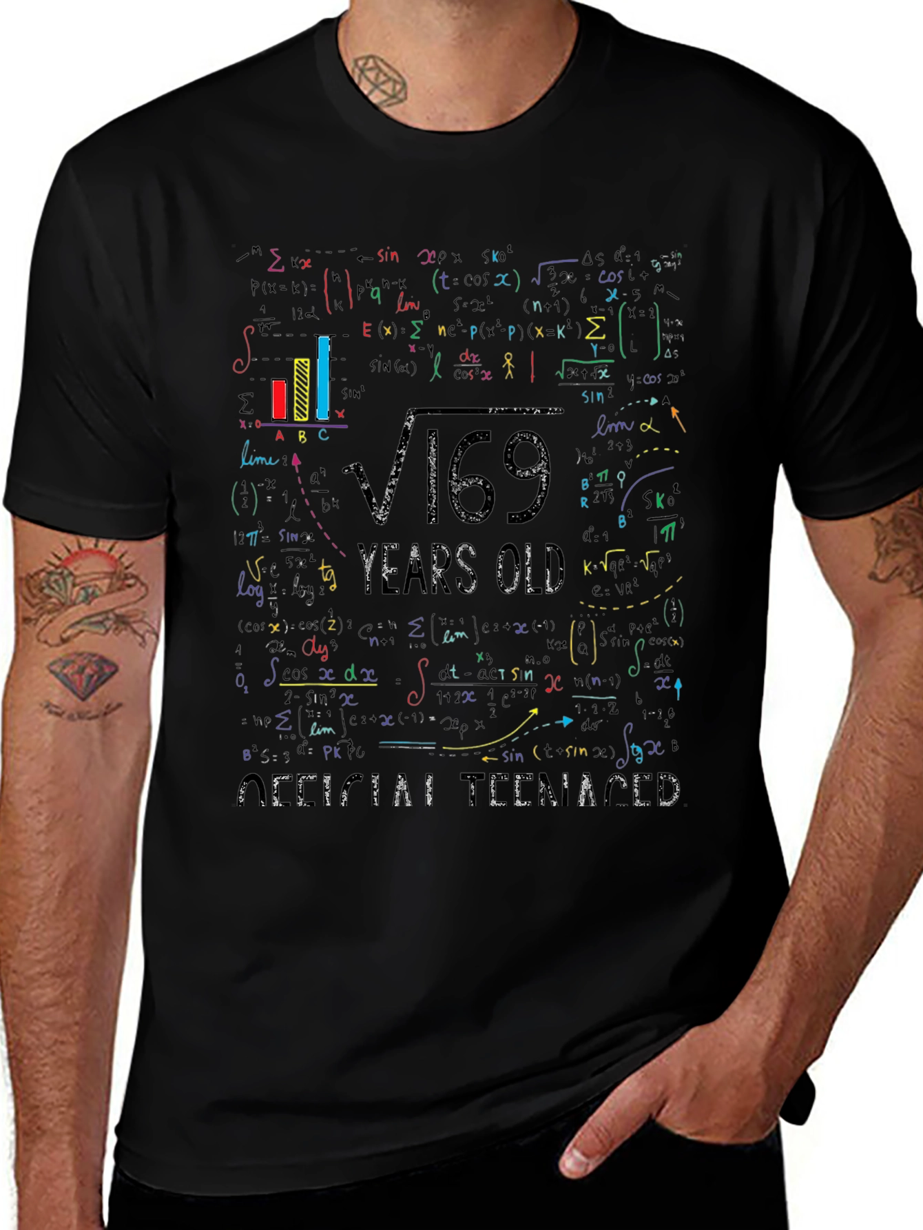 Math Formula 13 Years Old Teenager T-Shirt
