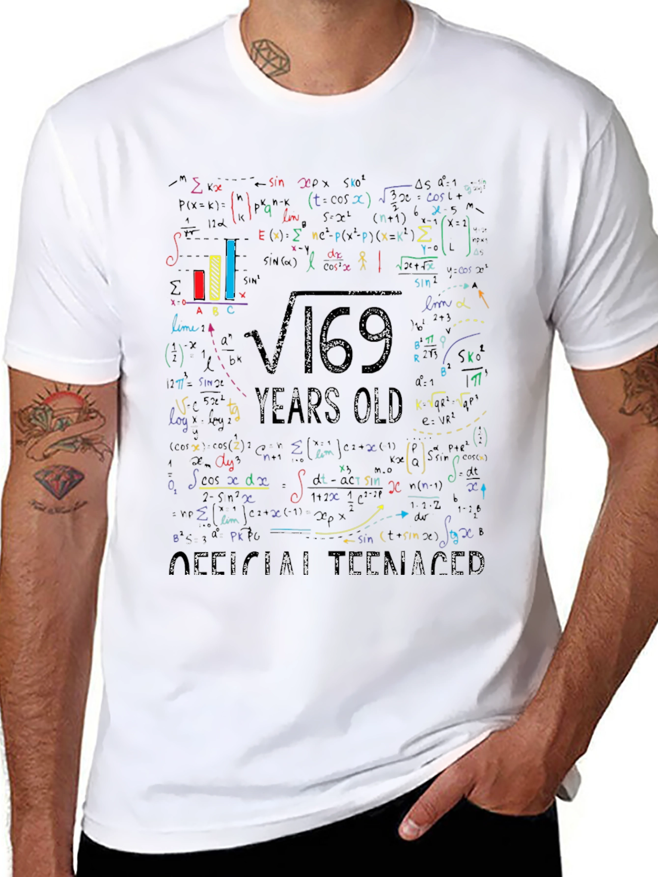 Math Formula 13 Years Old Teenager T-Shirt
