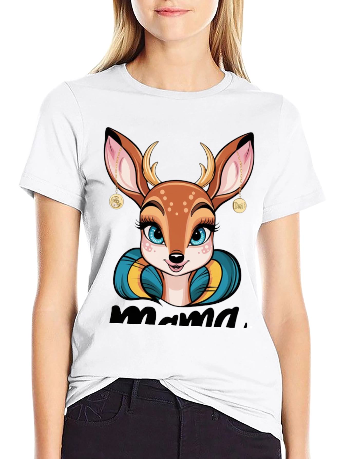 Mama Deer Graphic Tee