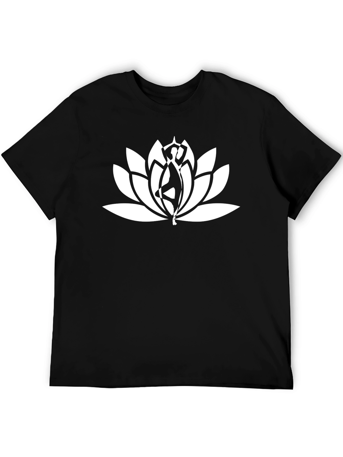Lotus Pose T-Shirt - Yoga & Meditation Style