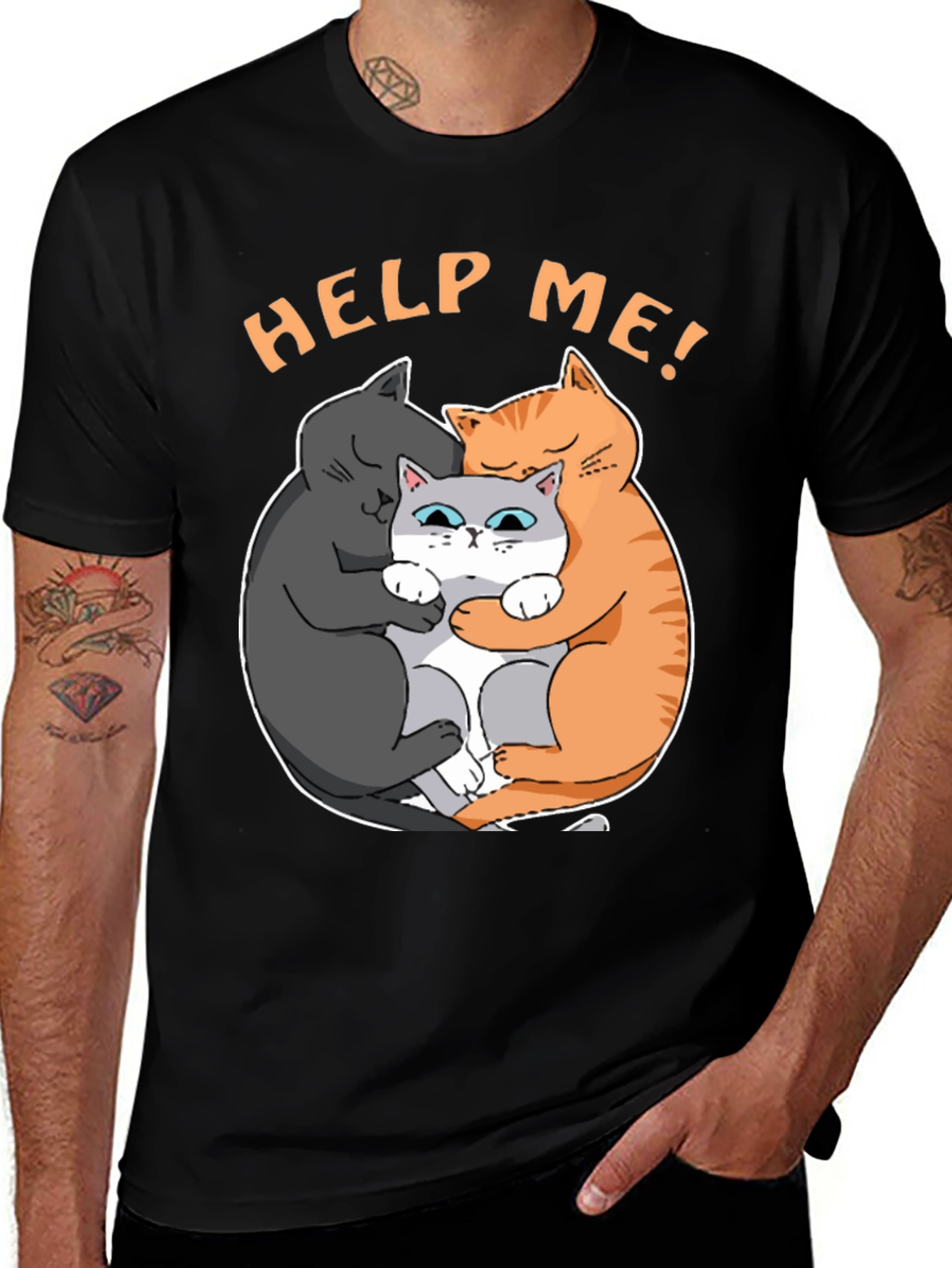 Help Me! Cat Lover T-Shirt