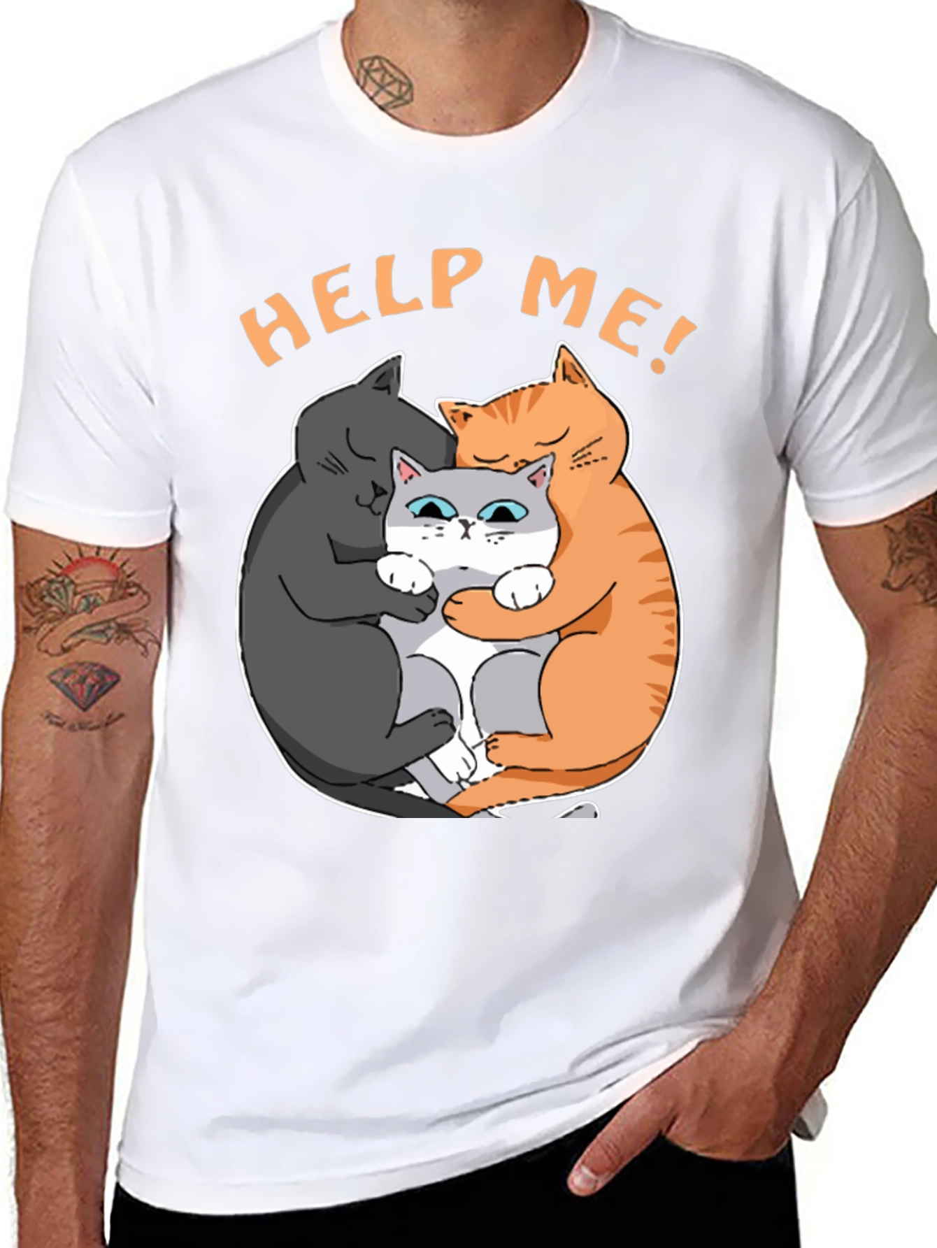 Help Me! Cat Lover T-Shirt