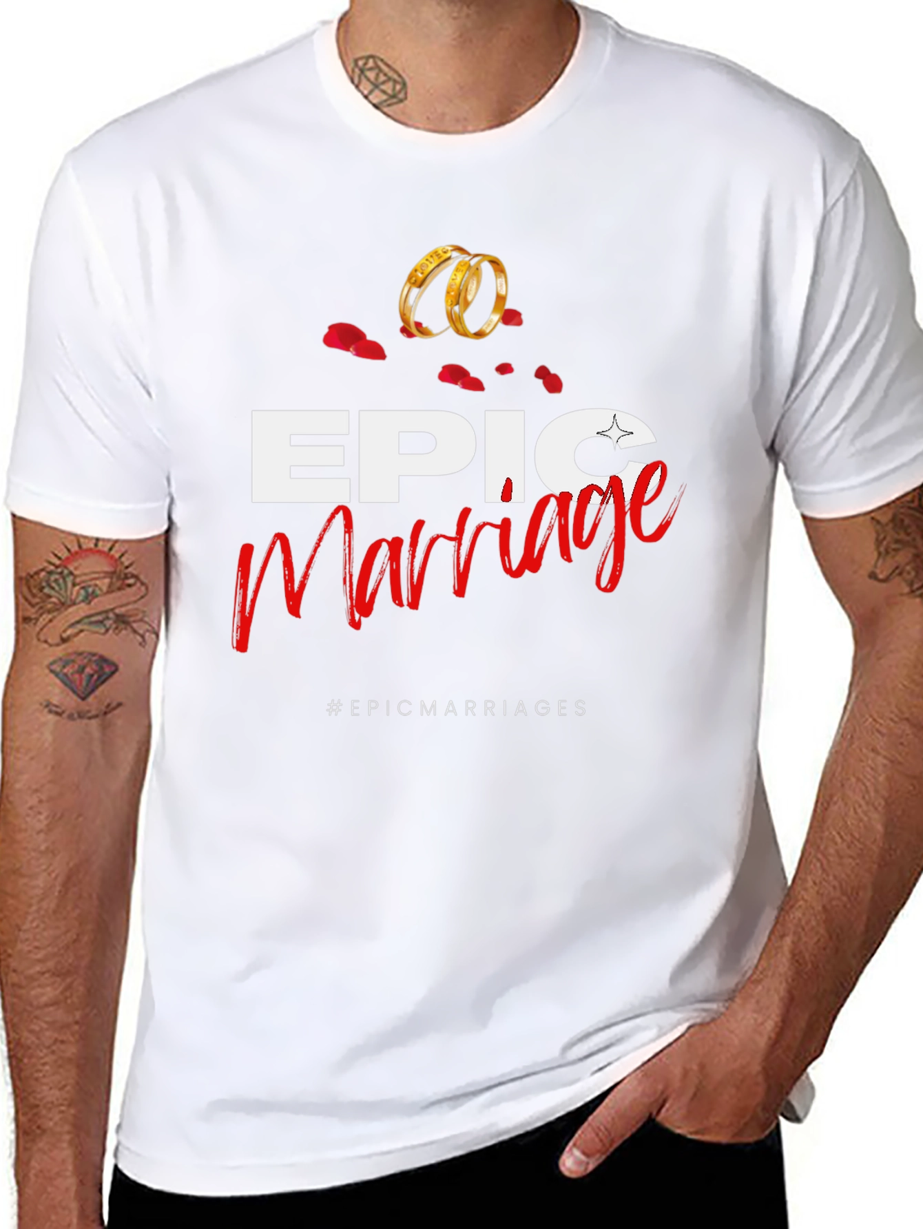 Epic Marriage T-Shirt - Stylish Wedding Anniversary Apparel