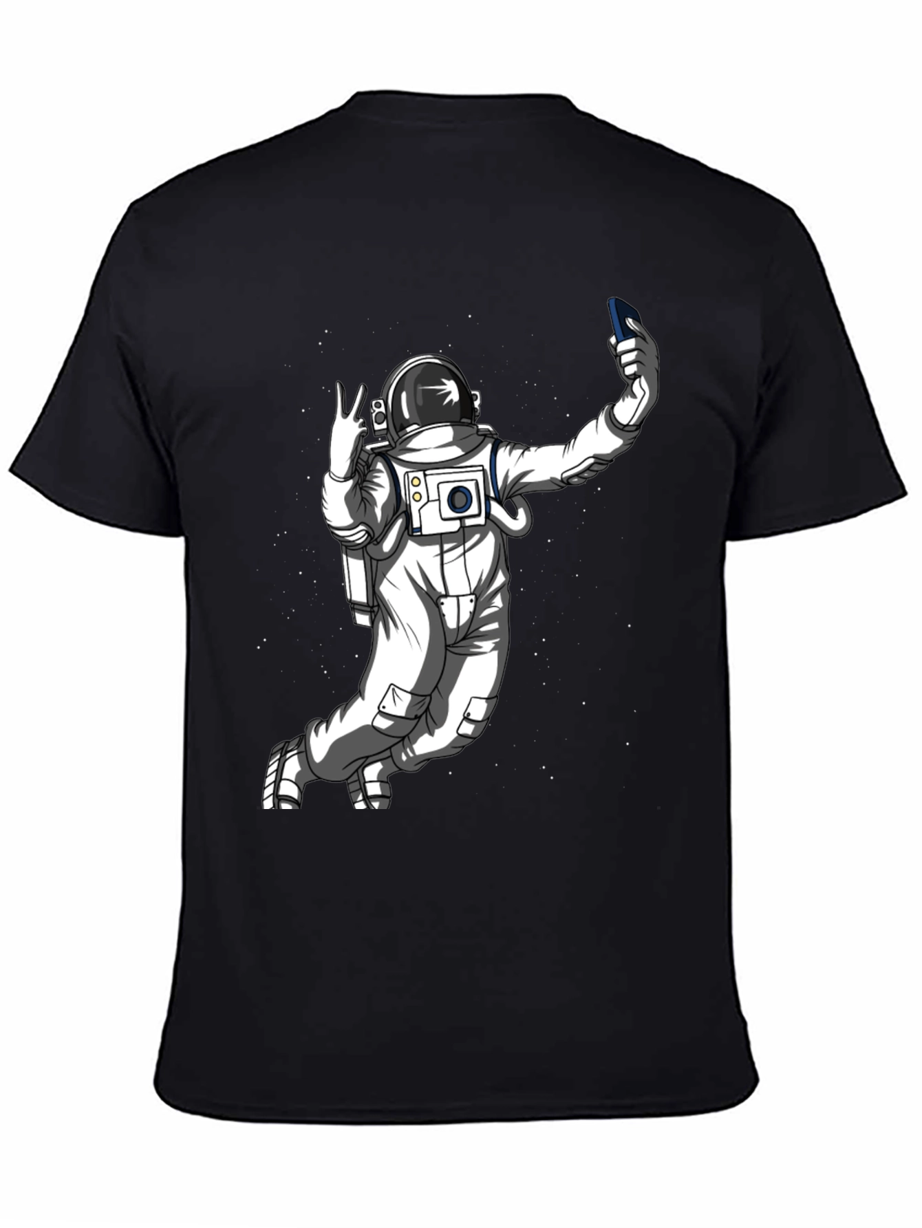 Astronaut Selfie T-Shirt - Space Graphic Tee