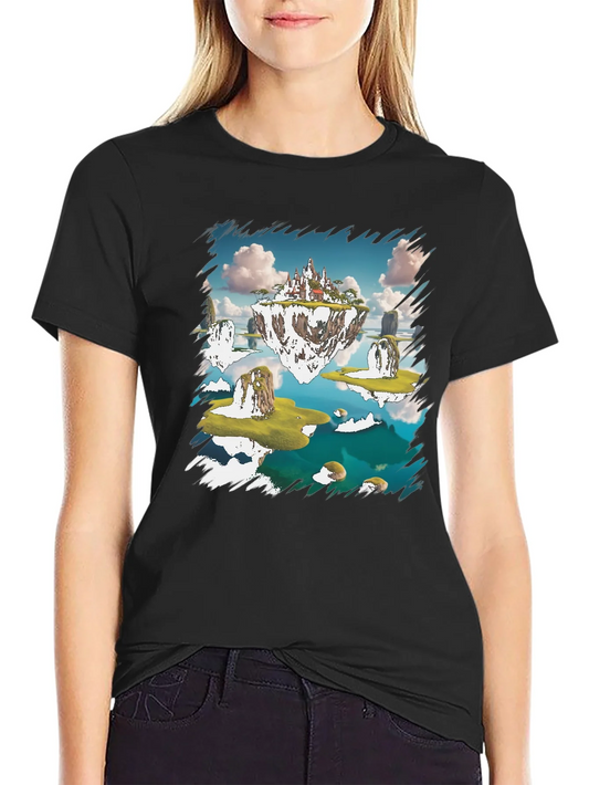 Fantasy Island Graphic Tee - Black