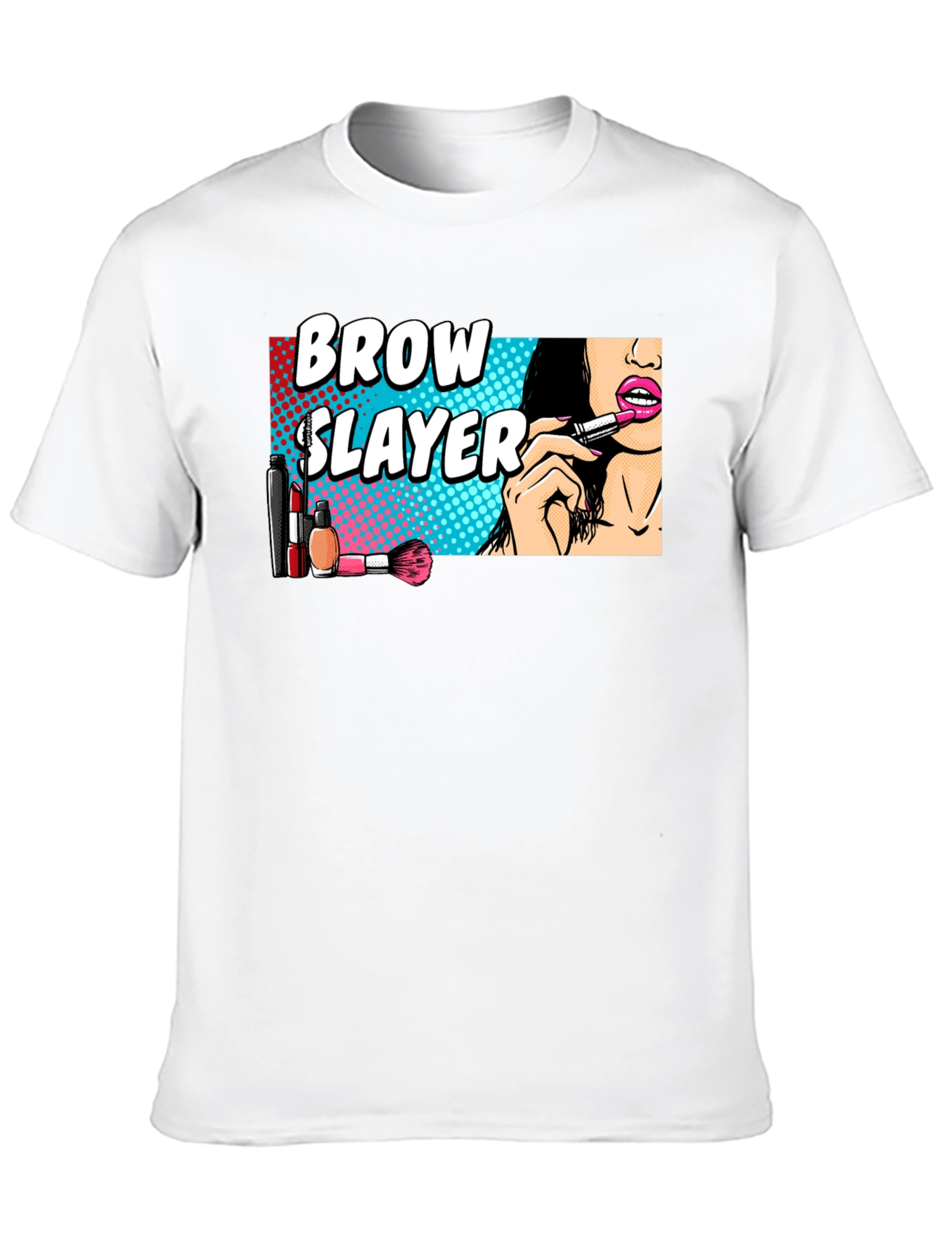 Brow Slayer Black Graphic Tee