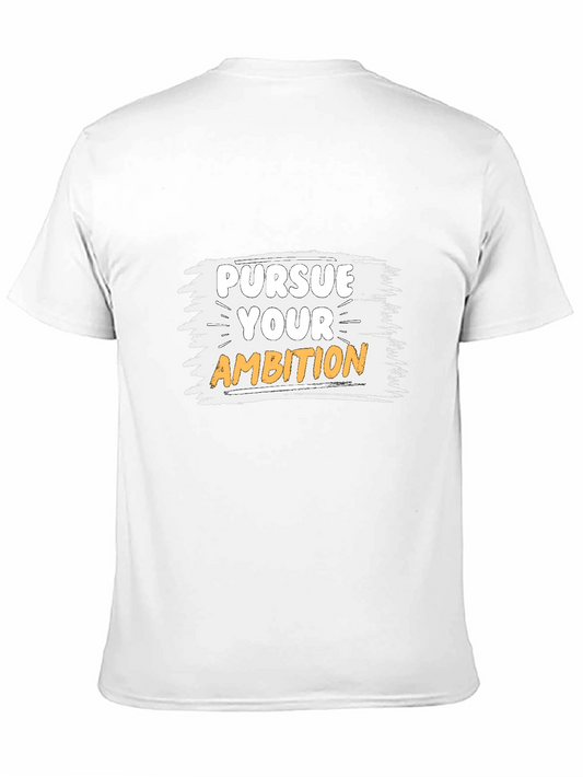 Pursue Your Ambition Graphic Tee - Black