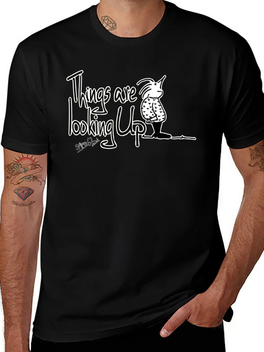 Optimistic Graphic Tee - Things Are Looking Up T-Shirt