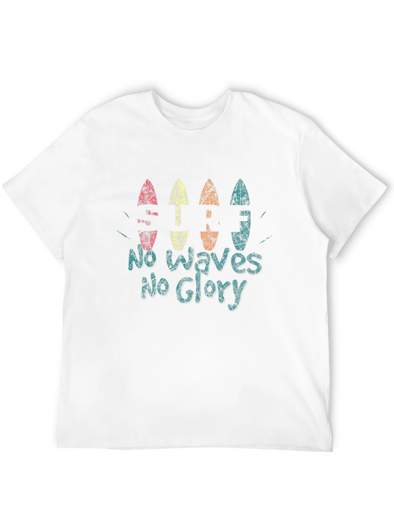 No Waves No Glory Graphic Tee