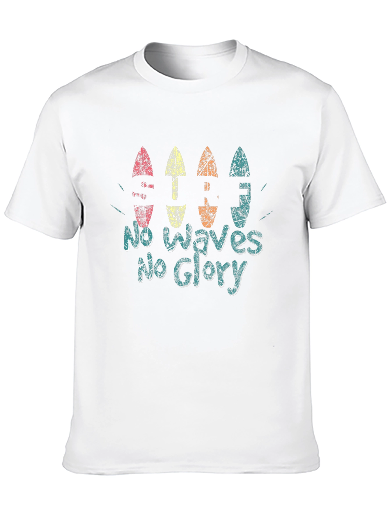 No Waves No Glory Graphic Tee