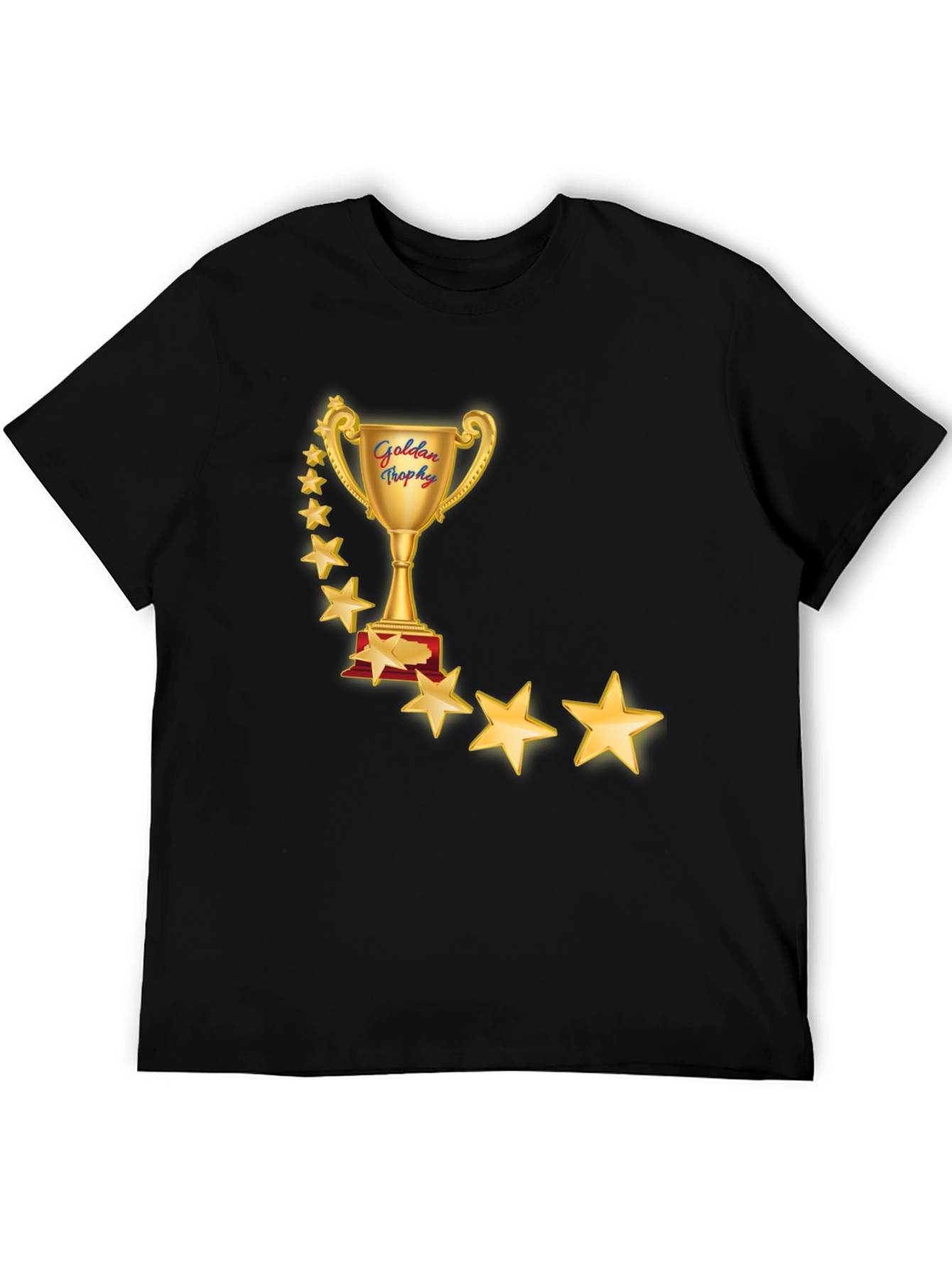 Golden Trophy Star T-Shirt - Premium Comfort