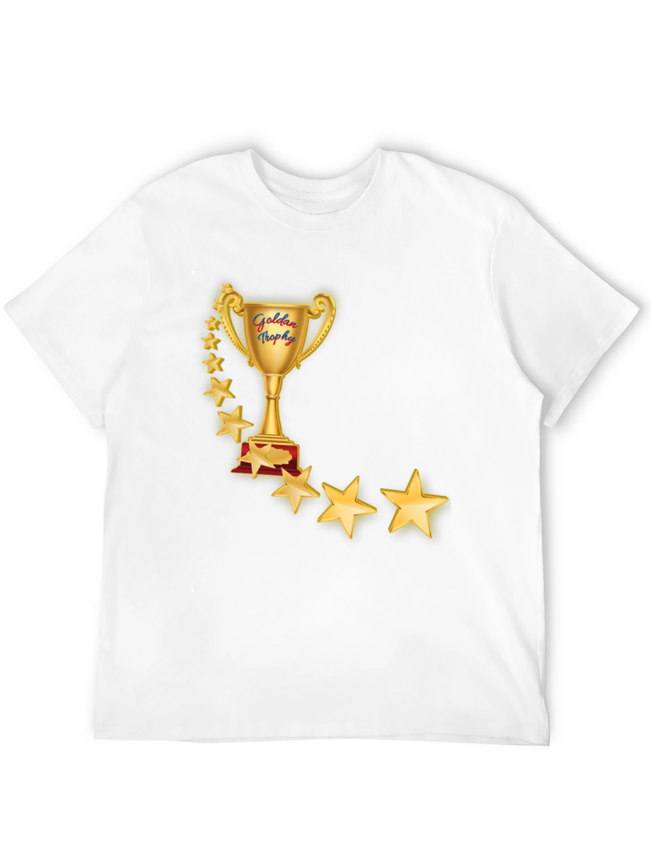 Golden Trophy Star T-Shirt - Premium Comfort