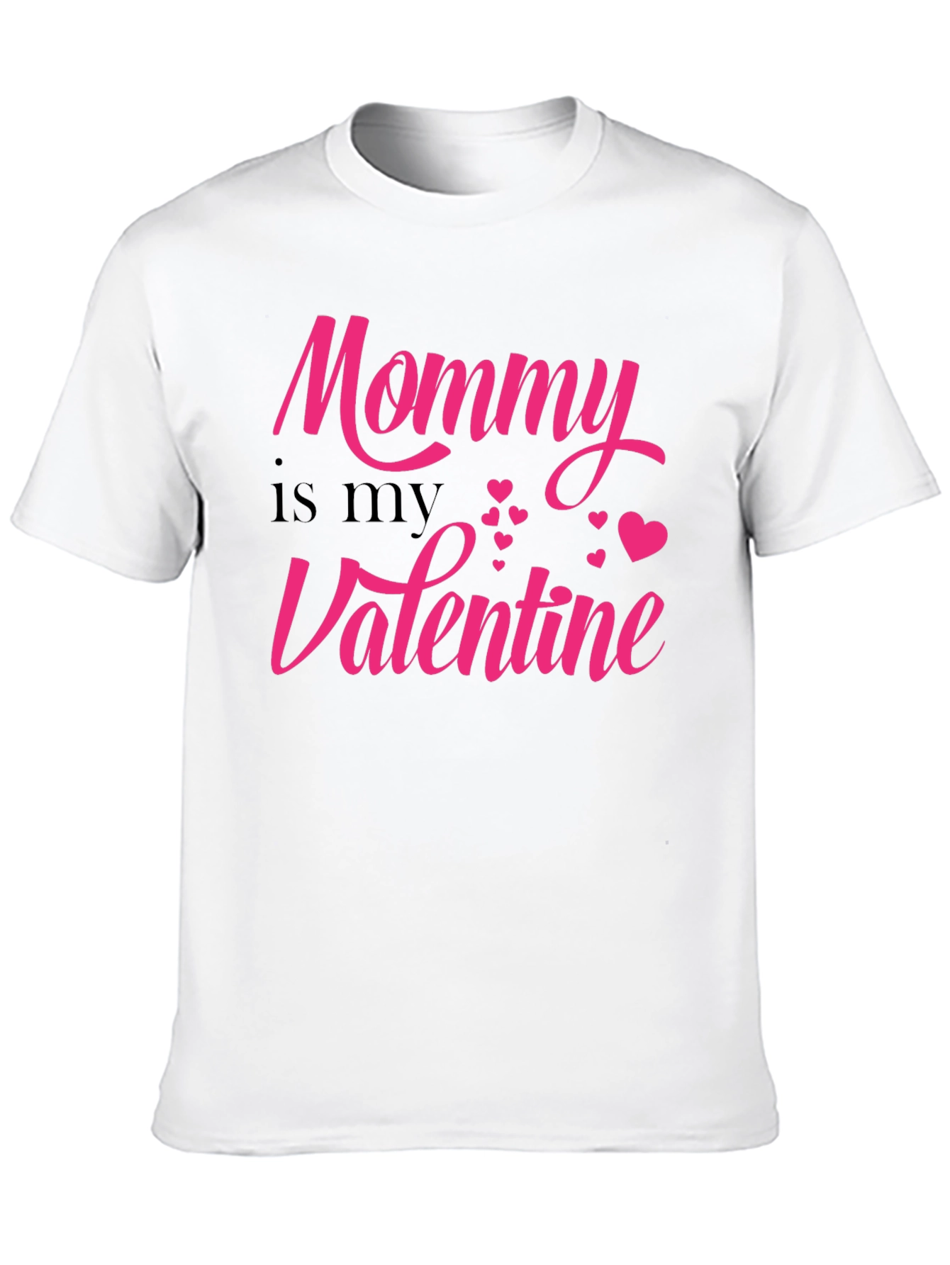 Mommy is My Valentine T-Shirt - Black