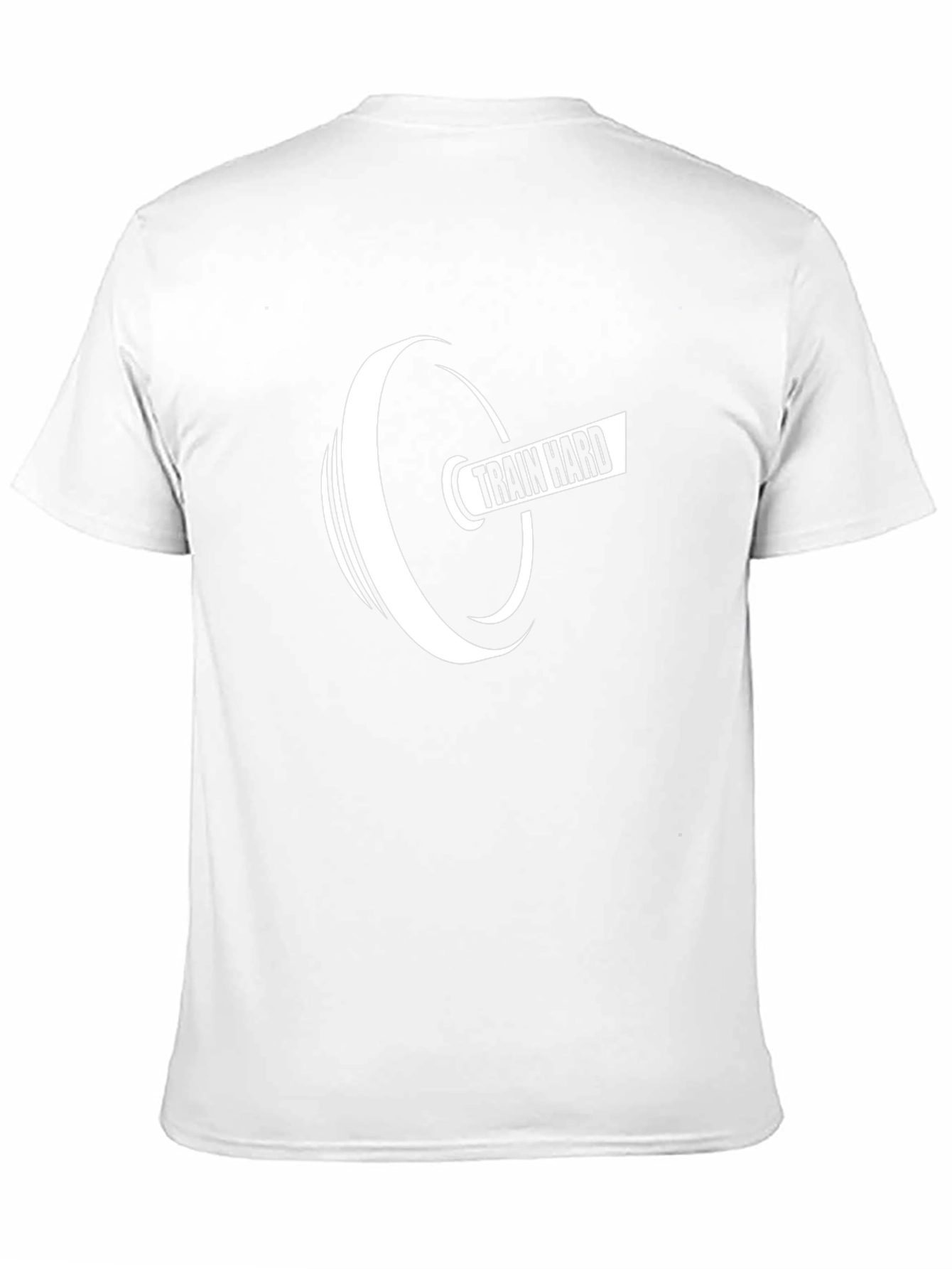 Train Hard T-Shirt - Black Gym Workout Tee