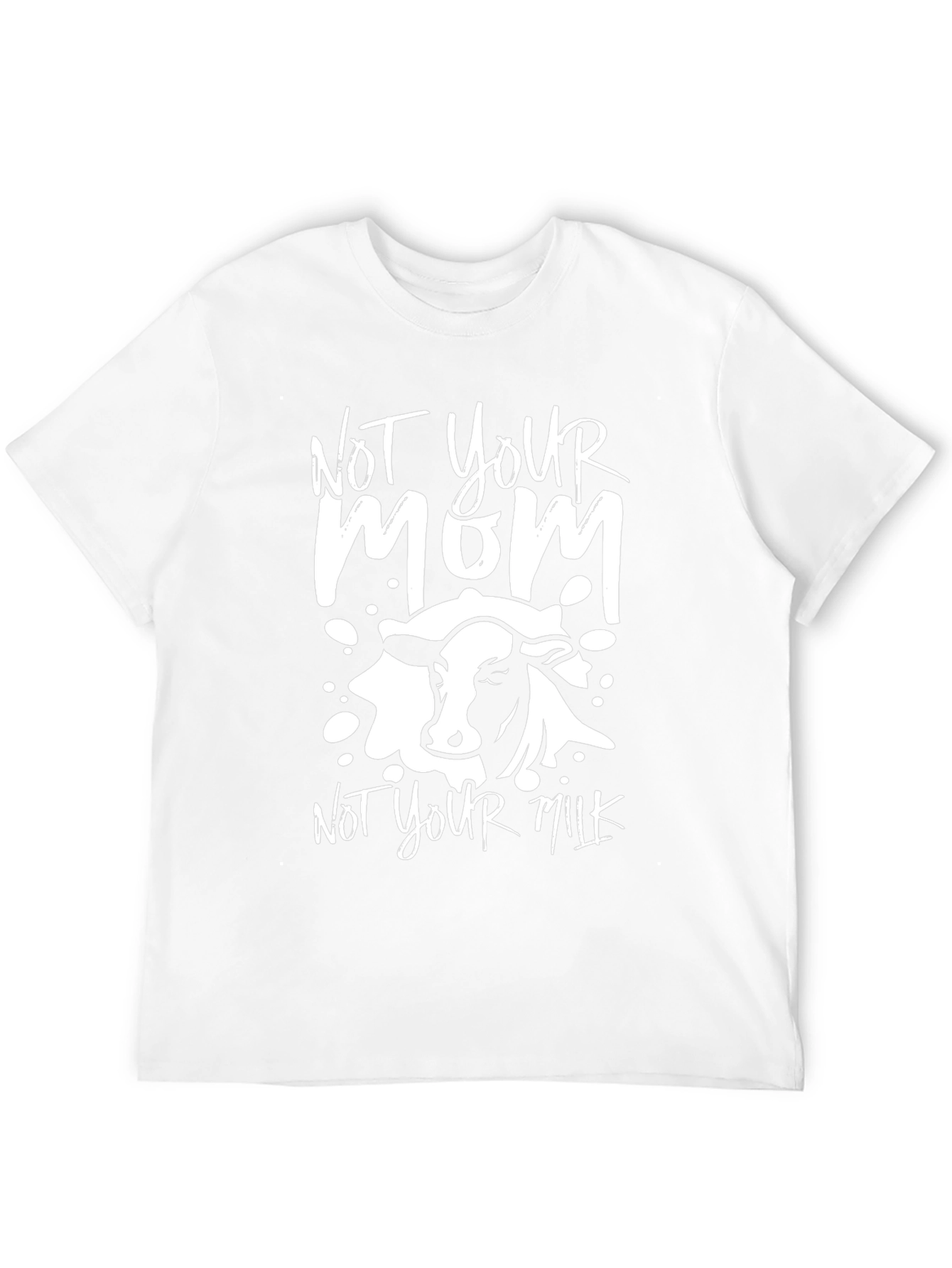 Vegan Not Your Mom Not Your Milk Graphic Tee