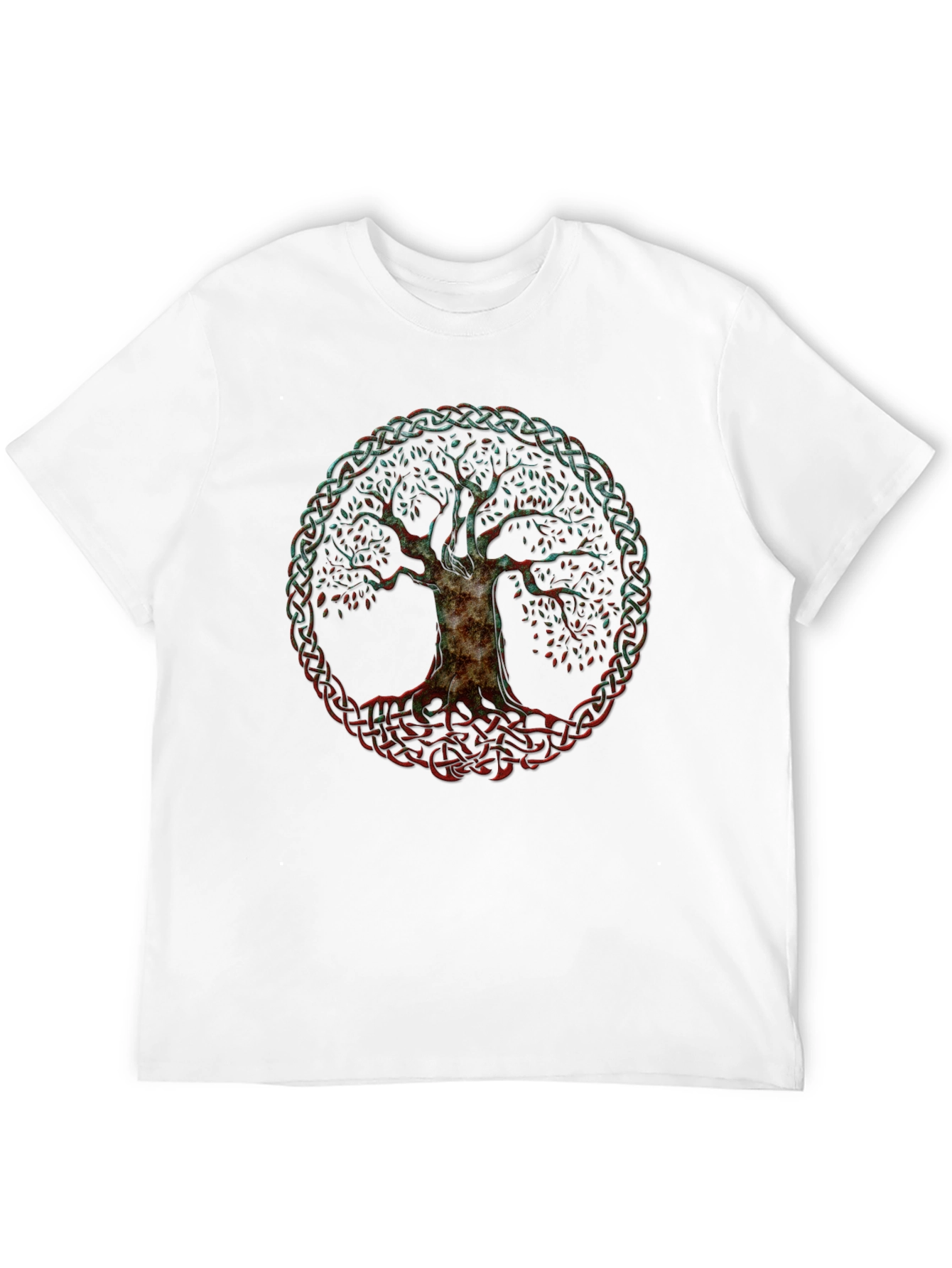 Celtic Tree of Life Graphic T-Shirt - Black