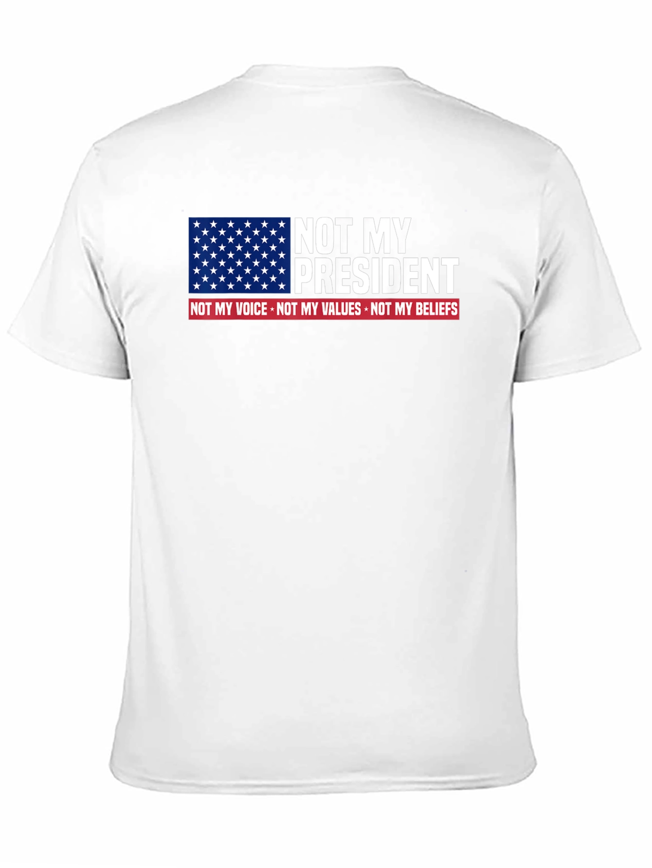 Not My President Graphic Tee - Political Statement Shirt