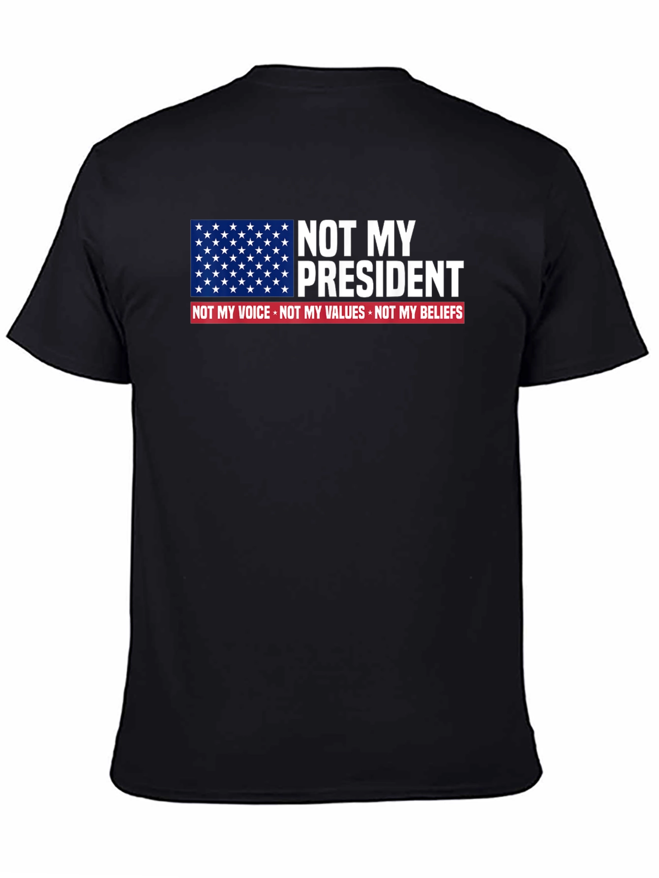 Not My President Graphic Tee - Political Statement Shirt