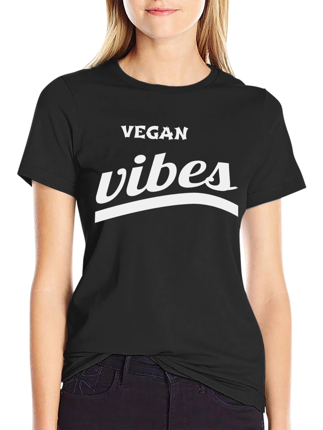 Vegan Vibes T-Shirt - Black