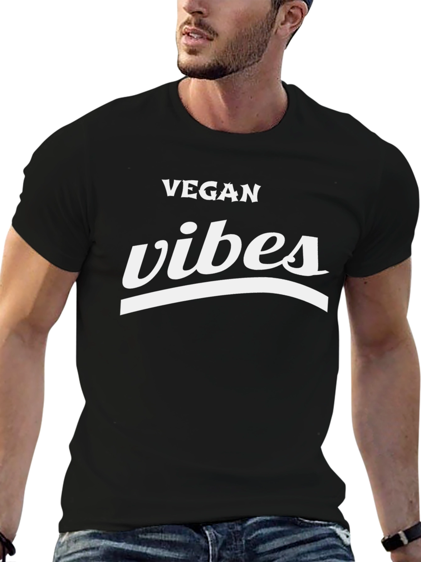Vegan Vibes T-Shirt - Black