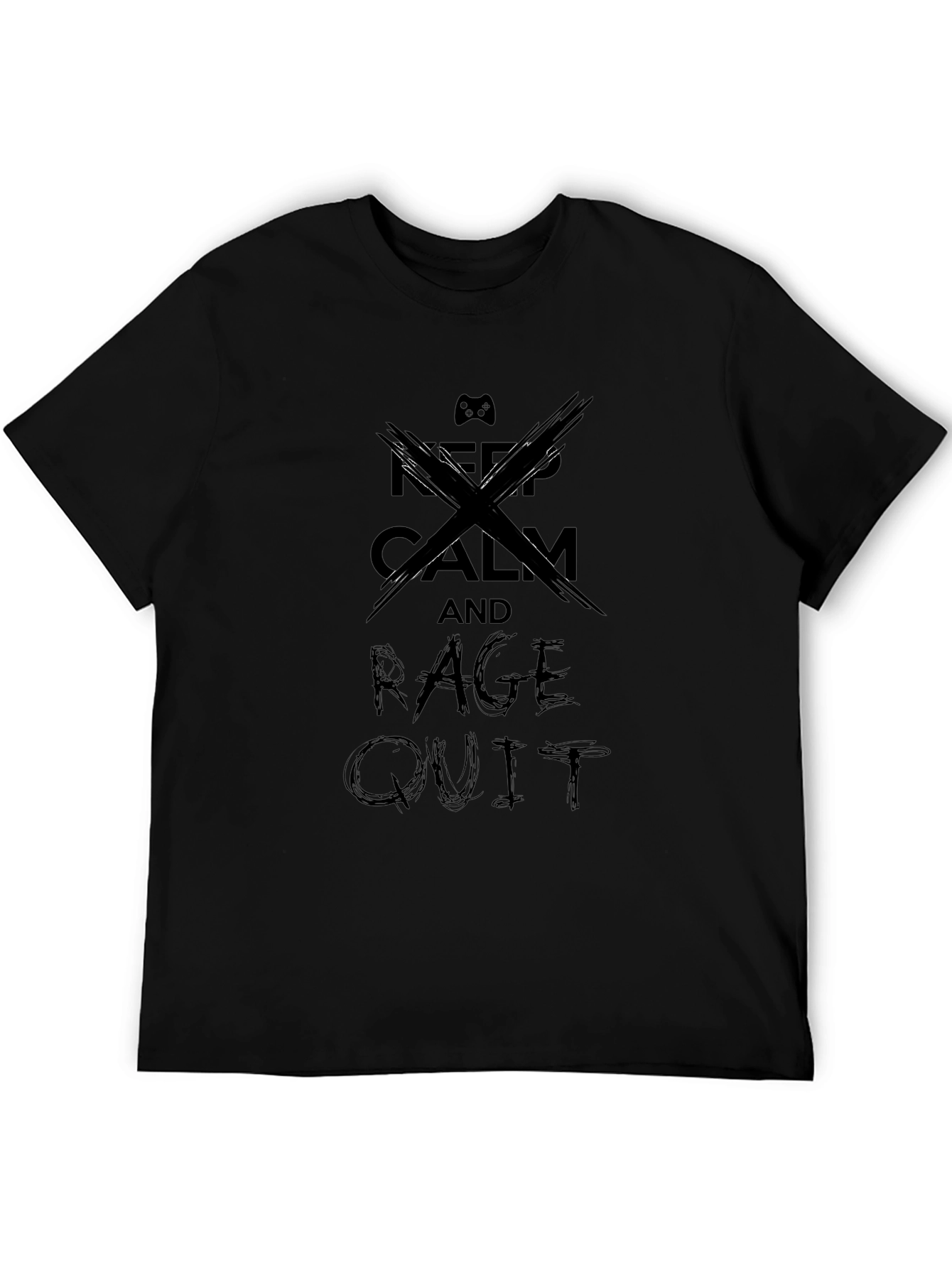Keep Calm and Rage Quit T-Shirt - Gamer Apparel