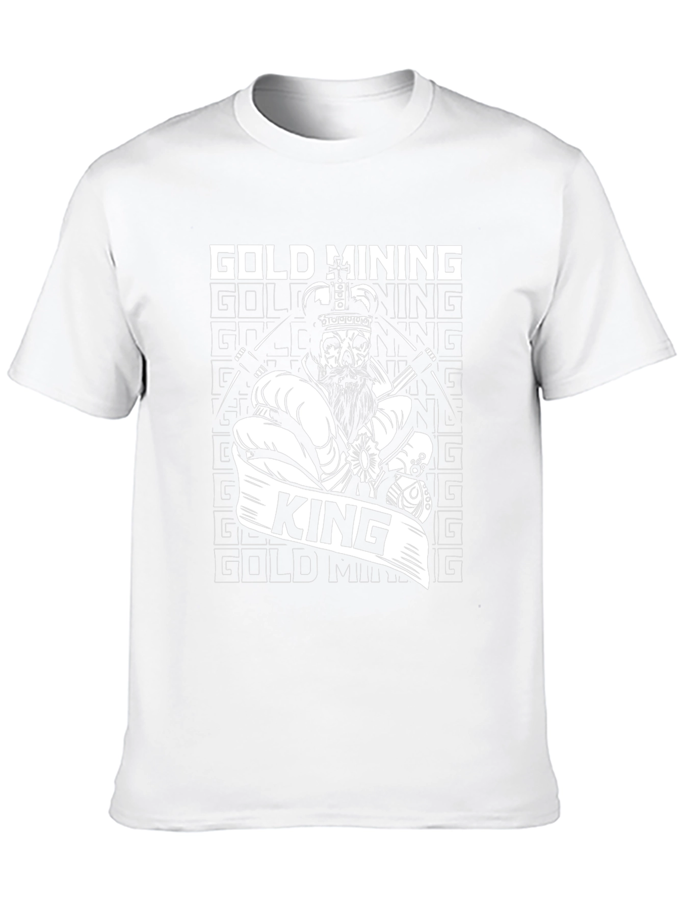 Gold Mining King Graphic Tee - Black