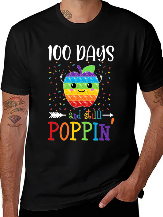 100 Days of School Poppin T-Shirt