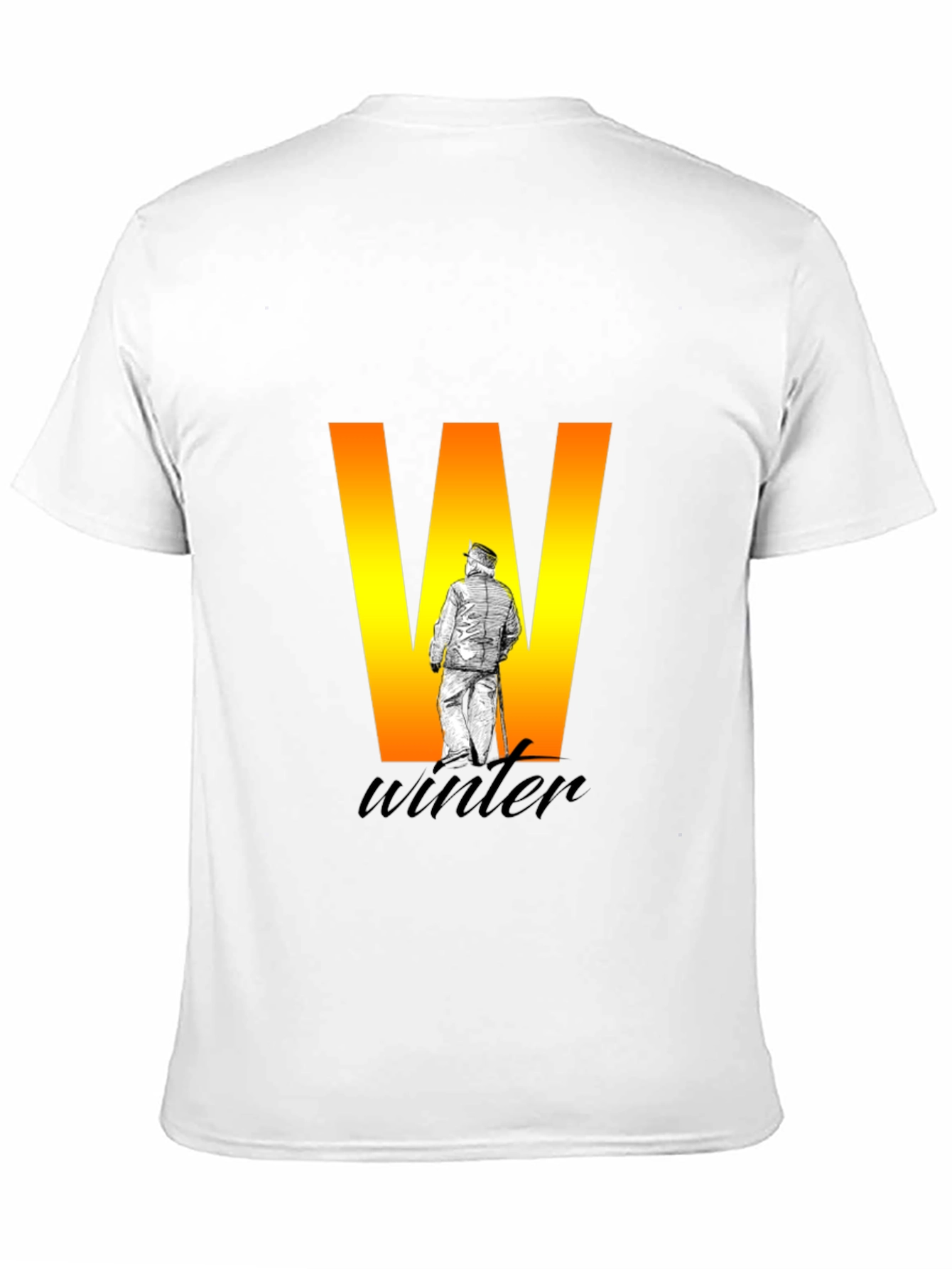 Winter Themed Black T-Shirt