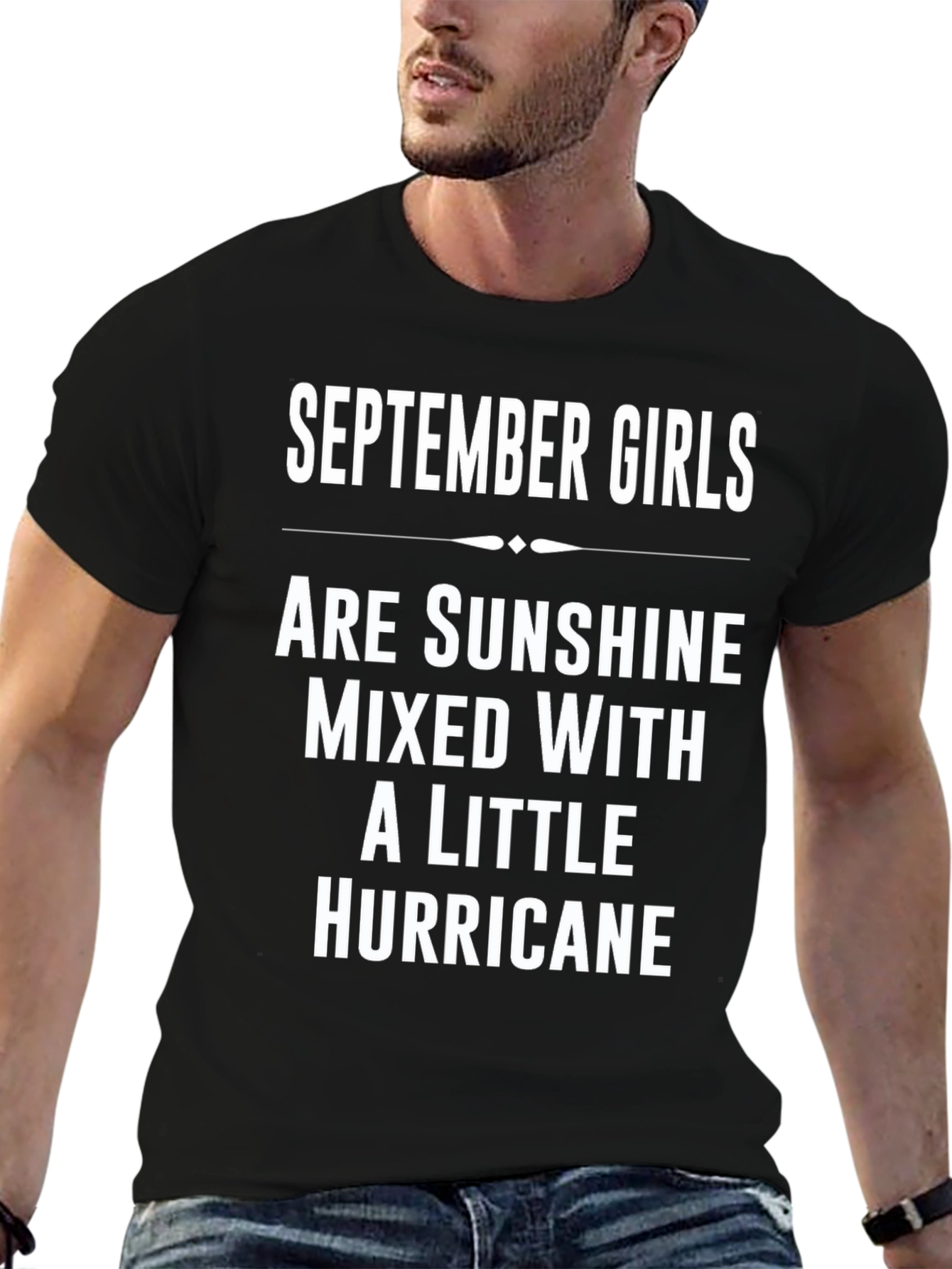 September Girls Sunshine Hurricane Black Tee
