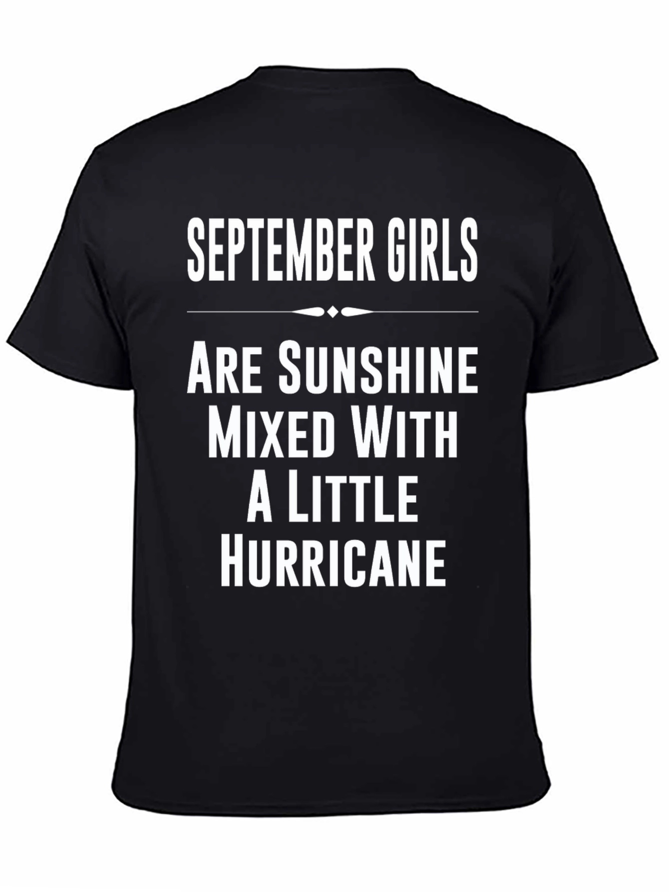 September Girls Sunshine Hurricane Black Tee