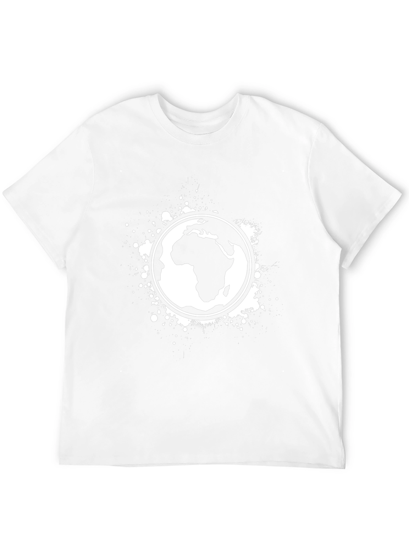 Africa Globe Graphic Tee - Black