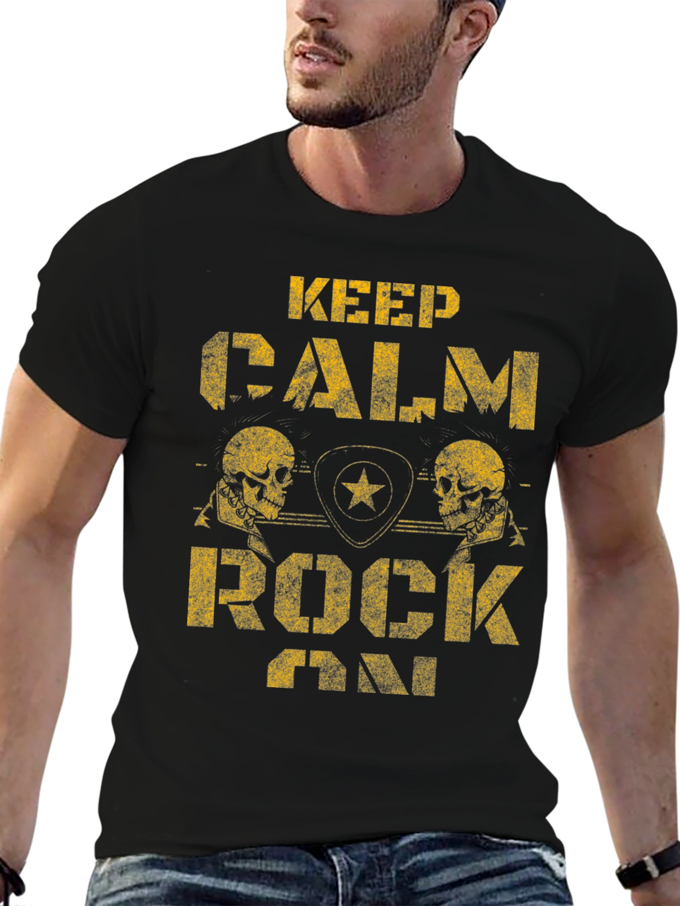 Keep Calm Rock On T-Shirt