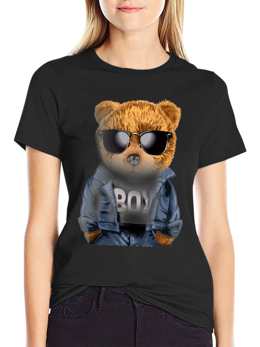 Cool Teddy Bear Boy T-Shirt - Urban Style