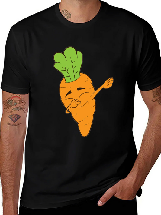 Dabbing Carrot Black T-Shirt