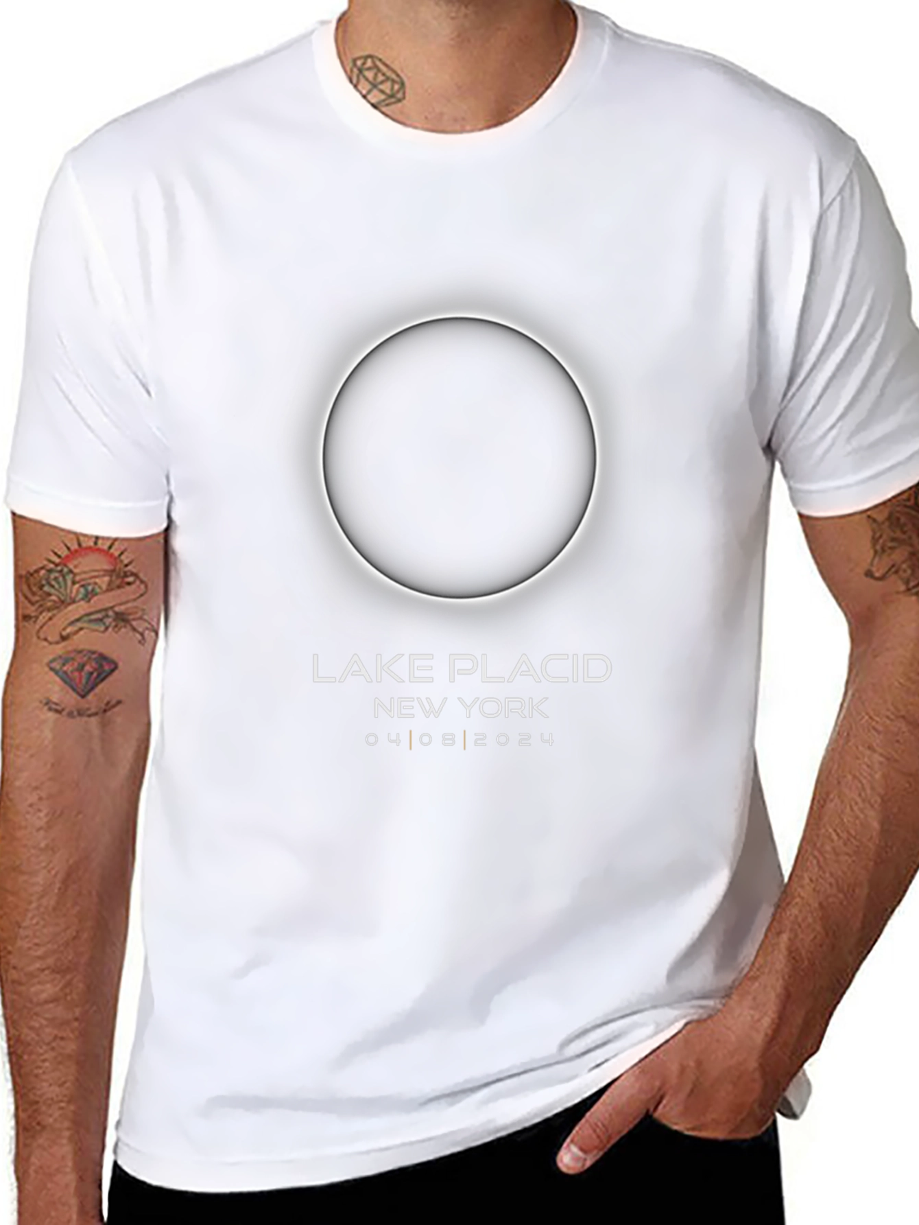 Lake Placid Eclipse T-Shirt - April 8 2024