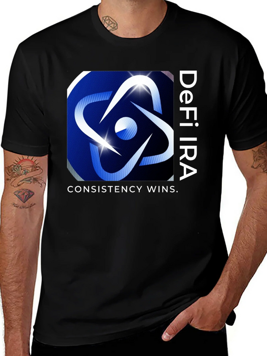 DeFi IRA Consistency Wins Graphic Tee