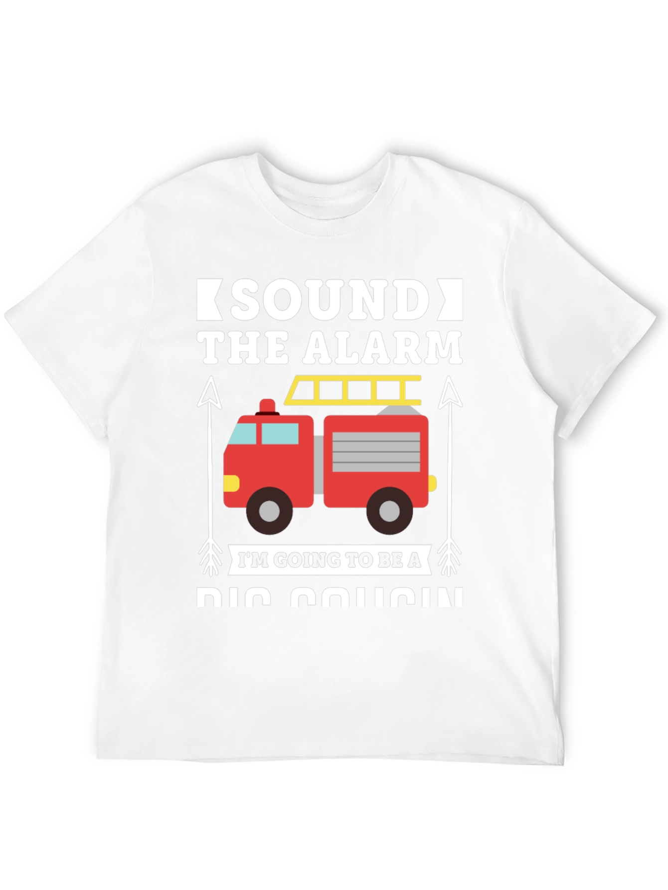 Big Cousin Firetruck T-Shirt