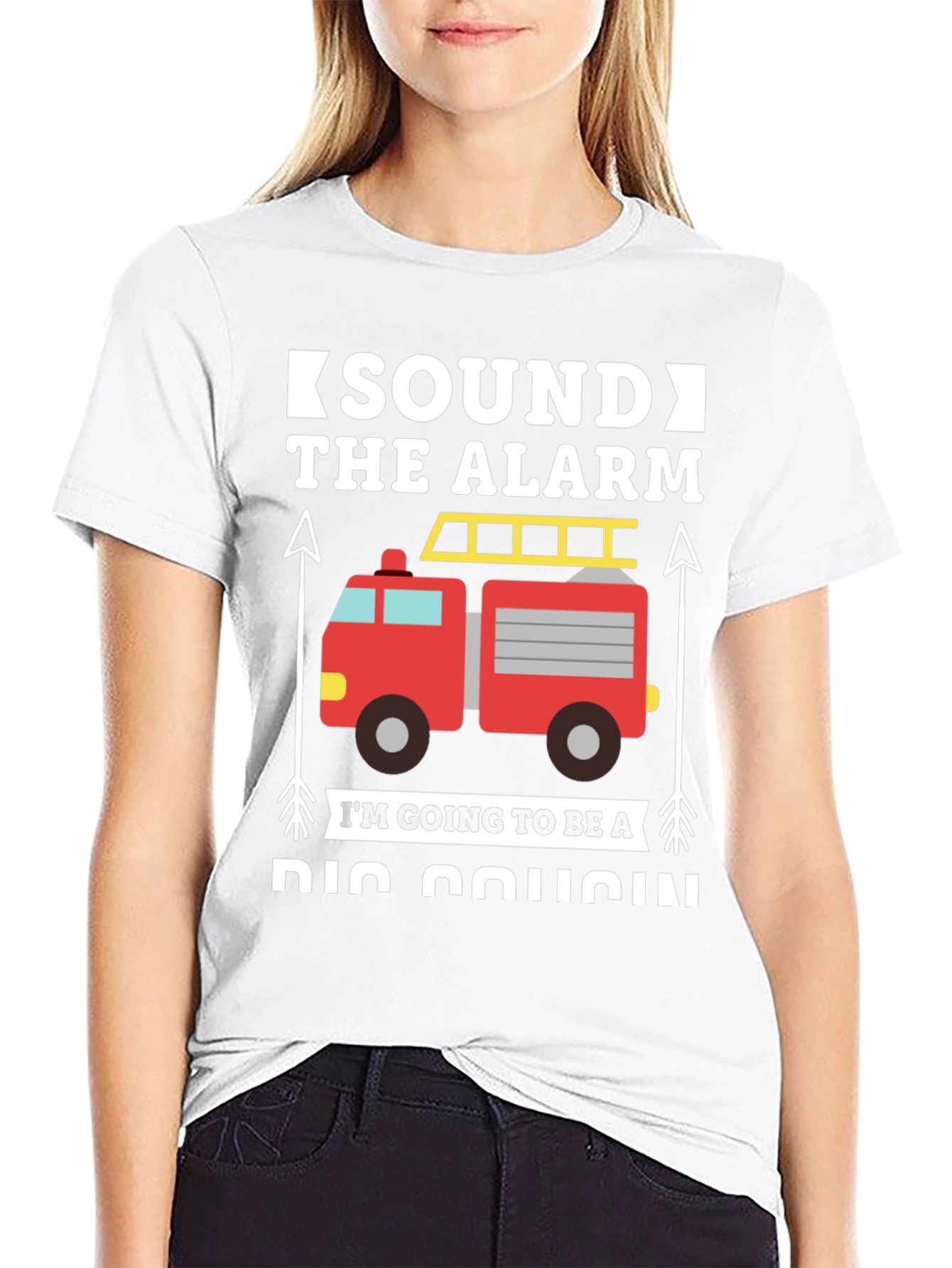 Big Cousin Firetruck T-Shirt