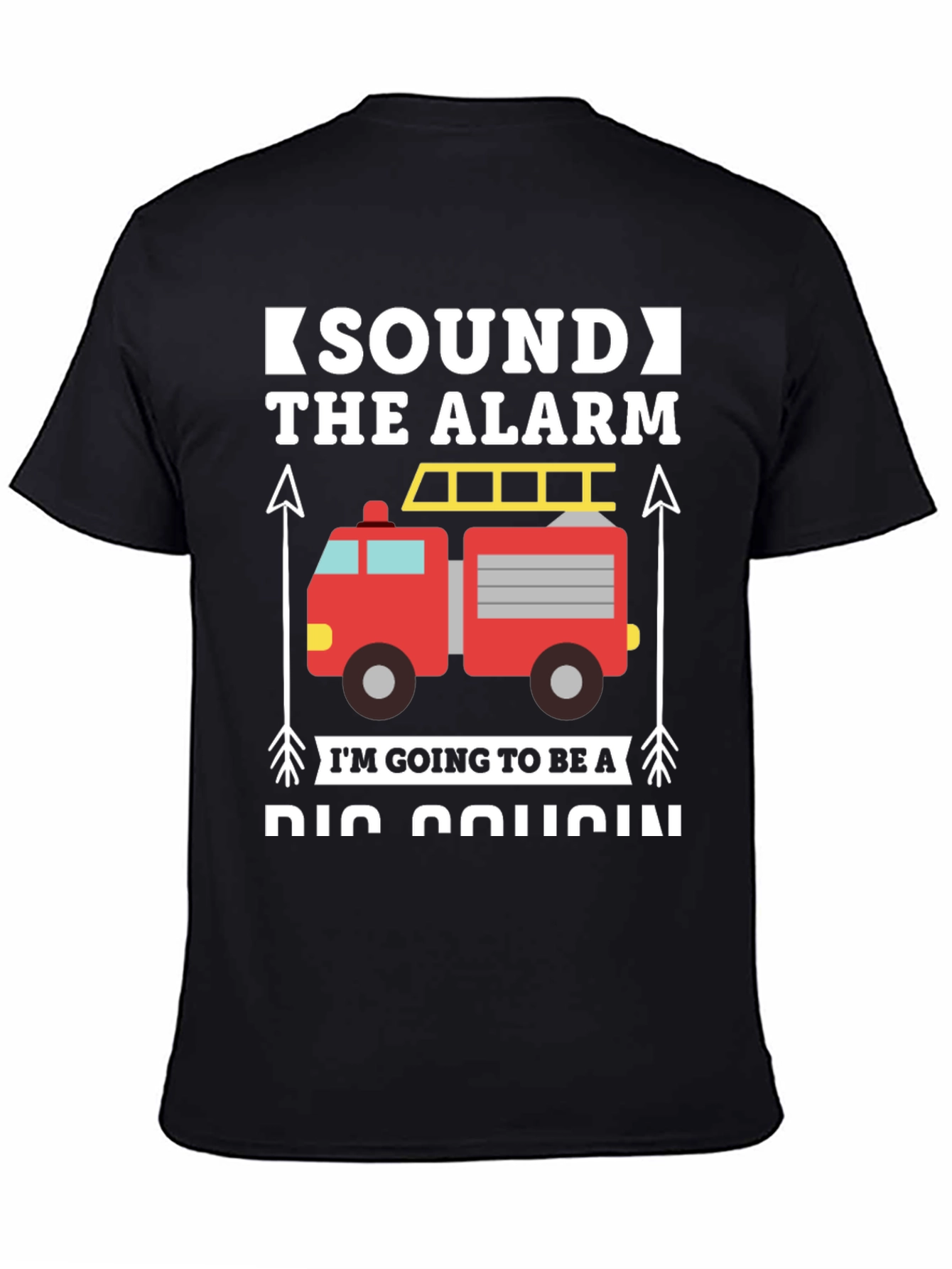 Big Cousin Firetruck T-Shirt