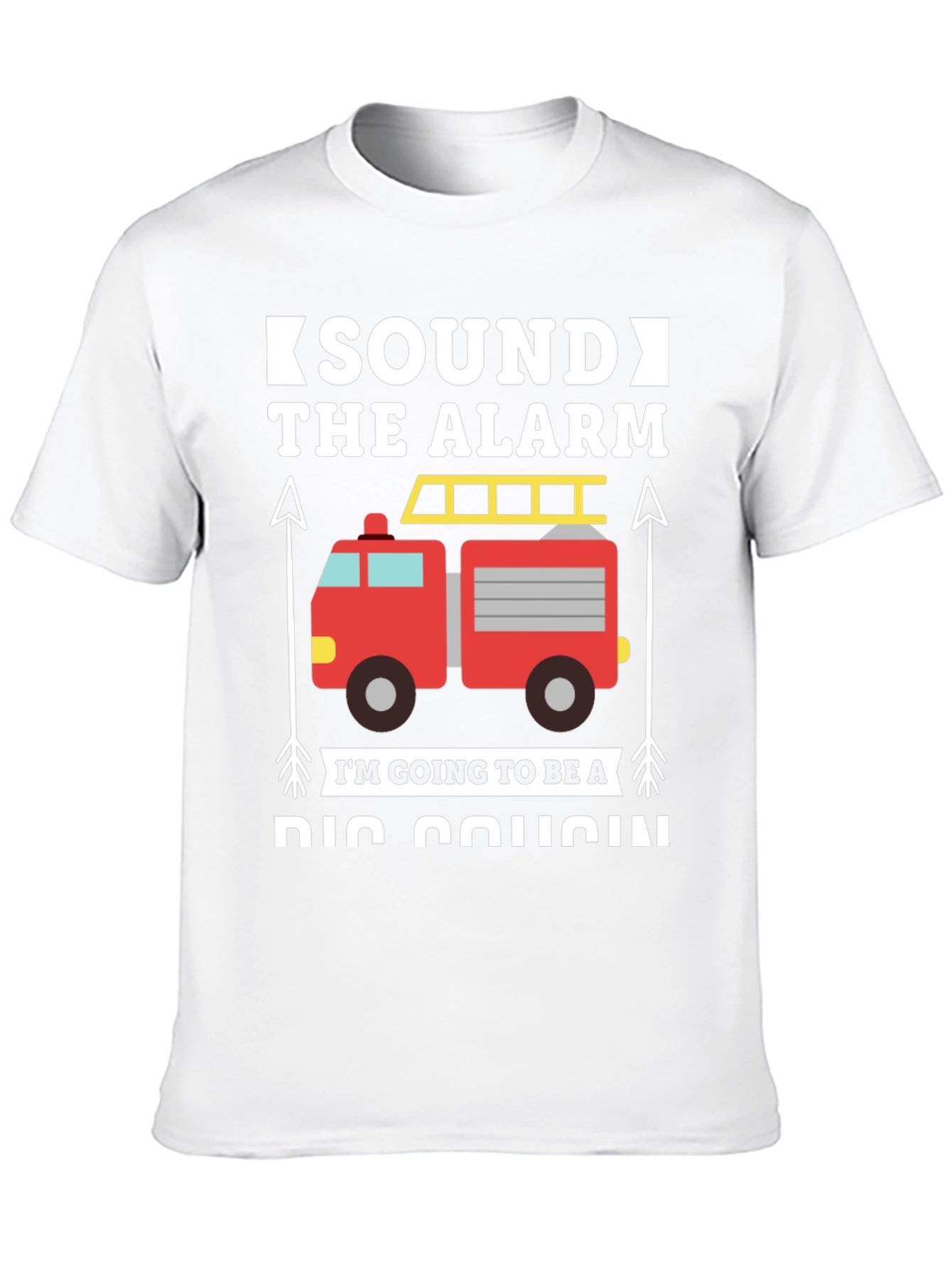 Big Cousin Firetruck T-Shirt