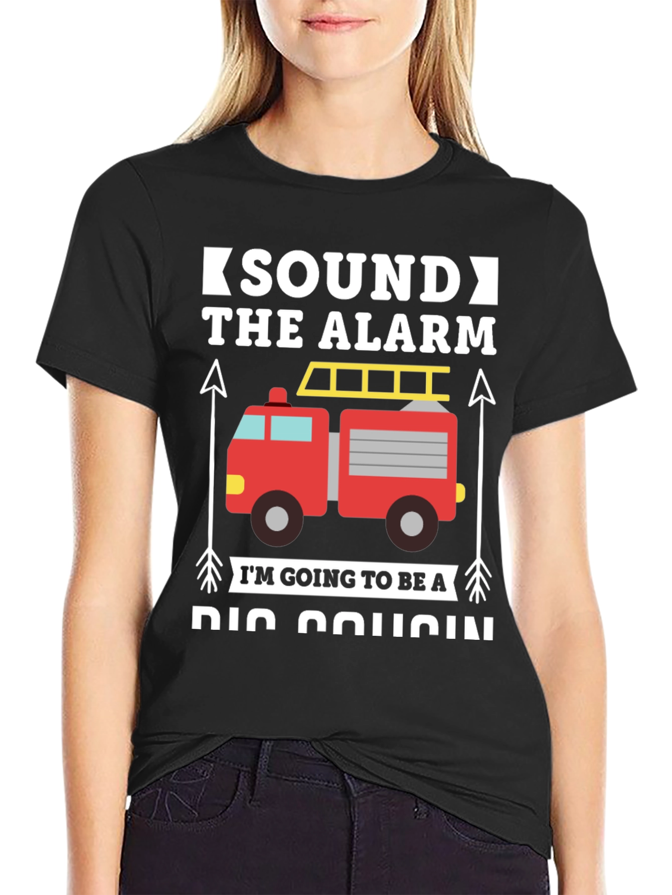 Big Cousin Firetruck T-Shirt