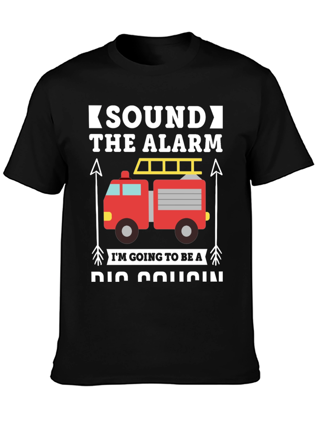 Big Cousin Firetruck T-Shirt