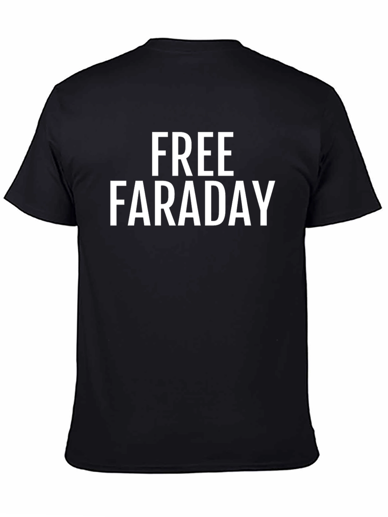 Free Faraday Black T-Shirt - Science Humor