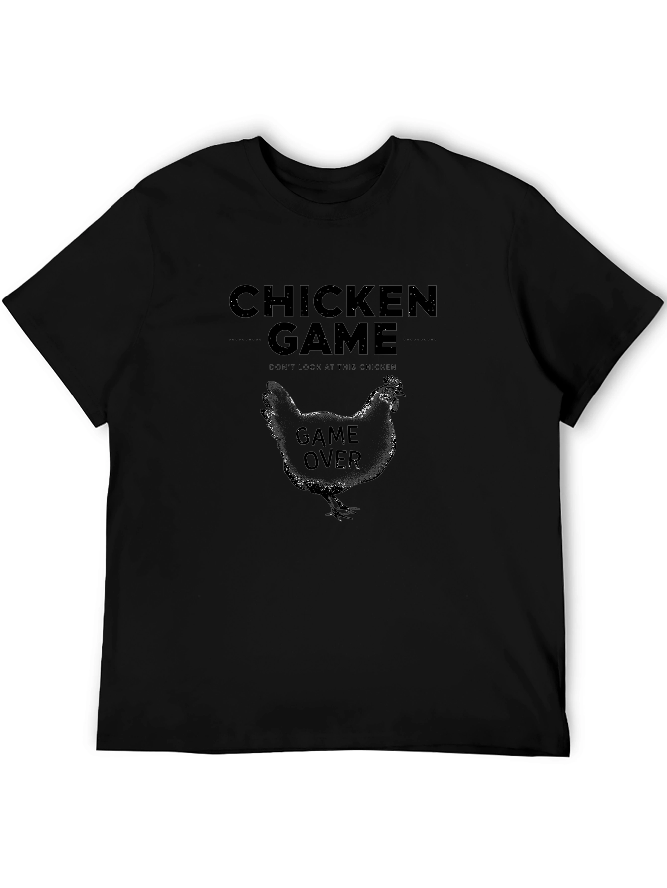 Chicken Game T-Shirt - Game Over Hen Tee