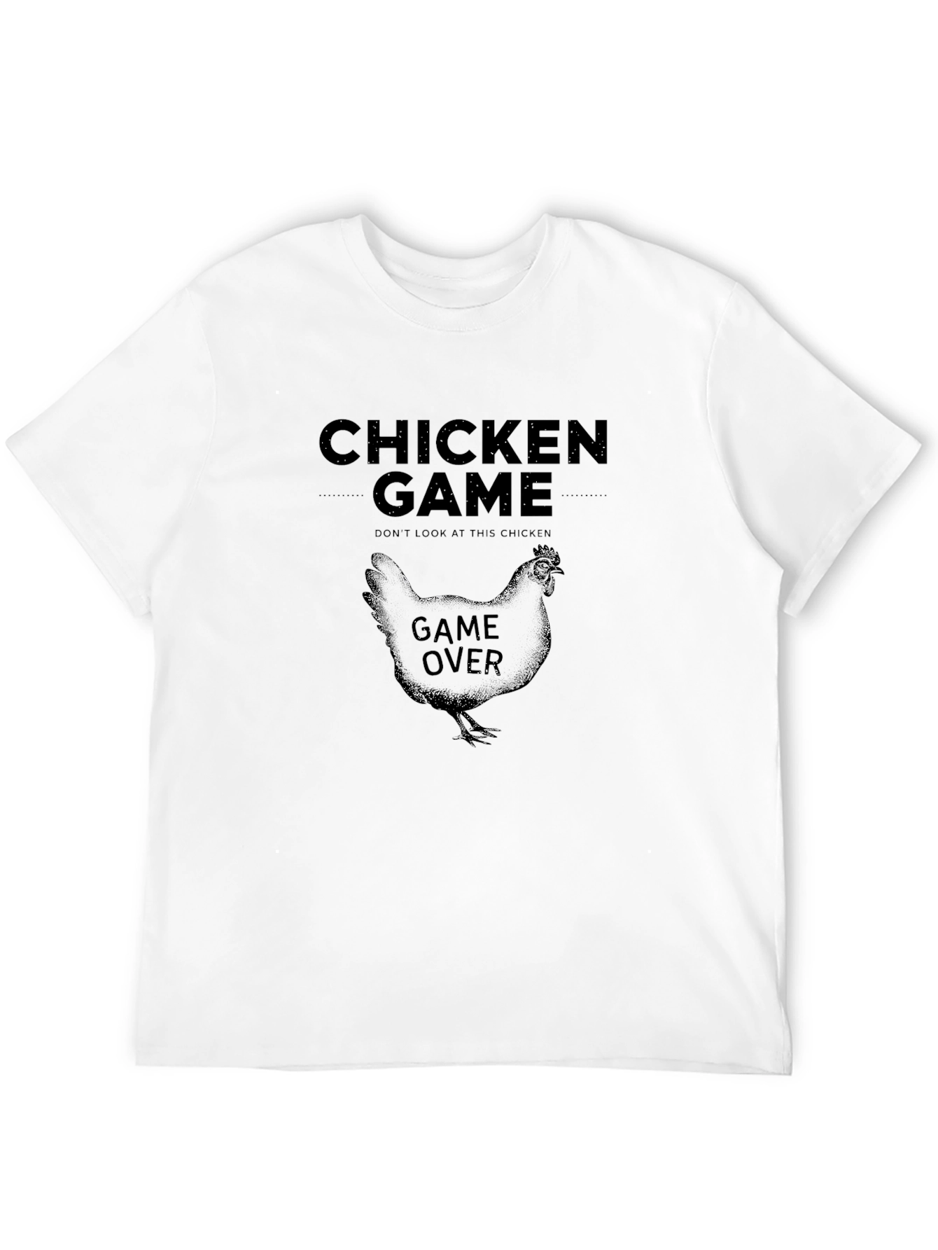 Chicken Game T-Shirt - Game Over Hen Tee