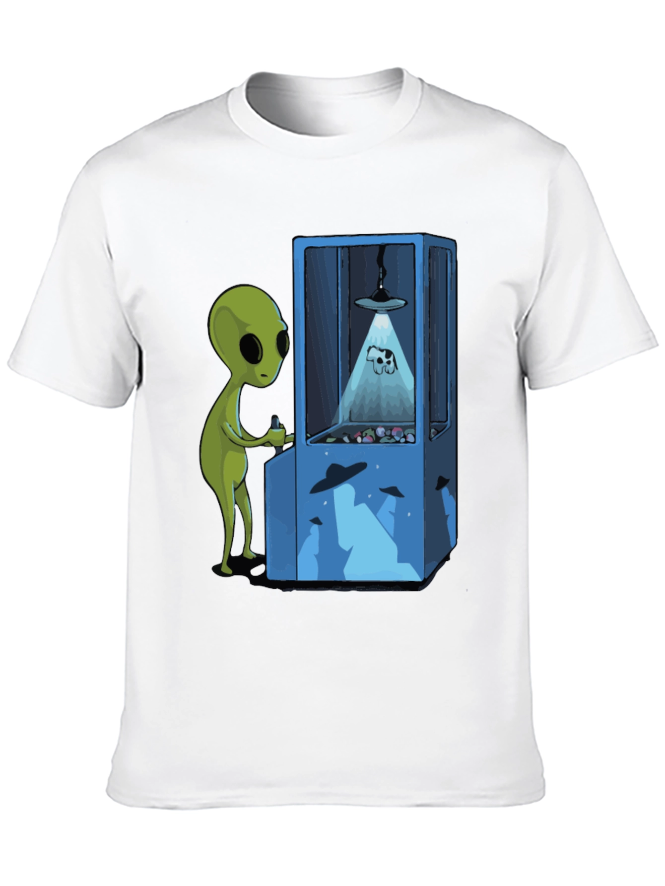 Alien Arcade T-Shirt - Novelty Graphic Tee