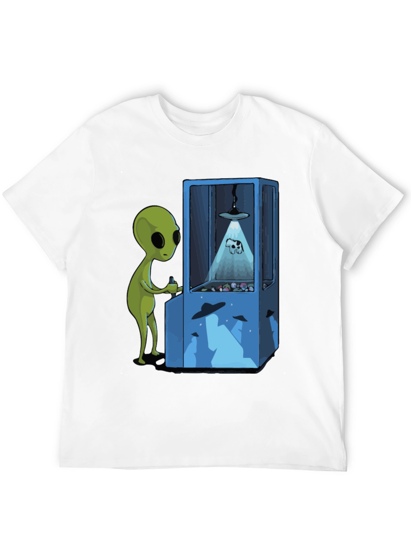 Alien Arcade T-Shirt - Novelty Graphic Tee